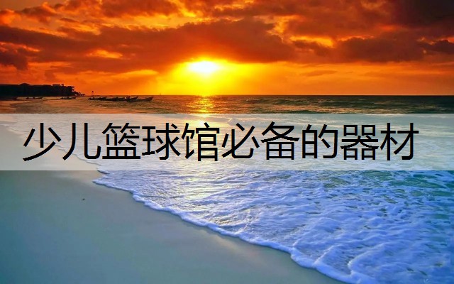 少儿篮球馆必备的器材