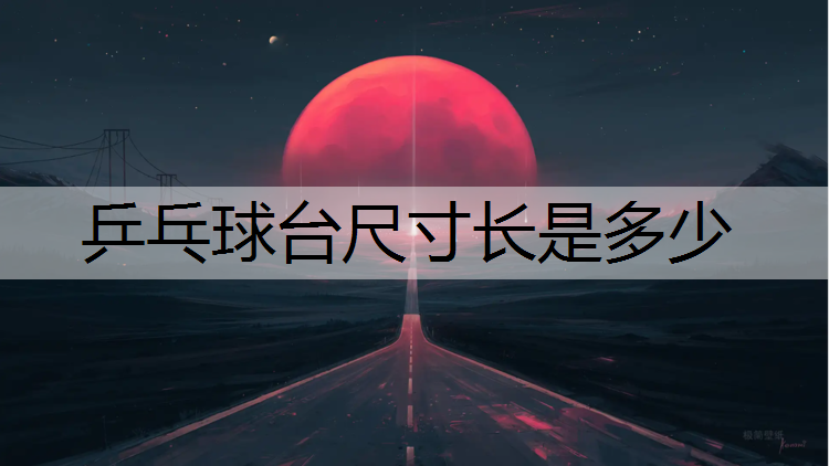 乒乓球台尺寸长是多少