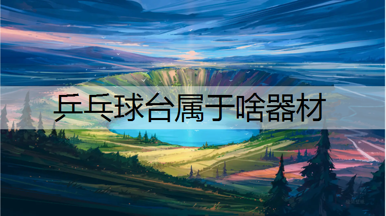 乒乓球台属于啥器材