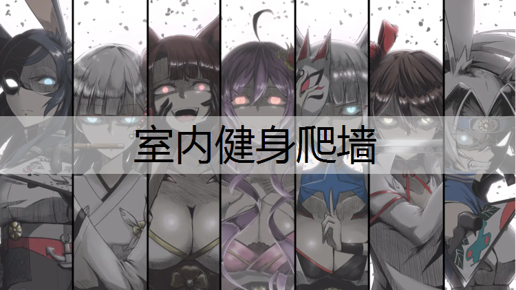 室内健身爬墙