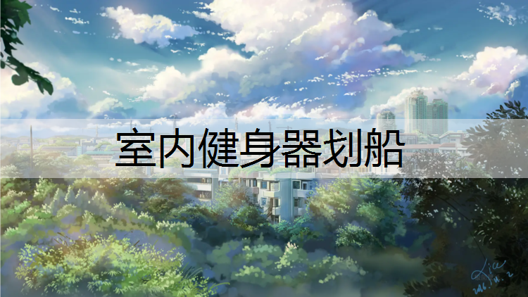 室内健身器划船
