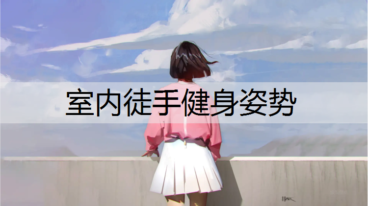 室内徒手健身姿势